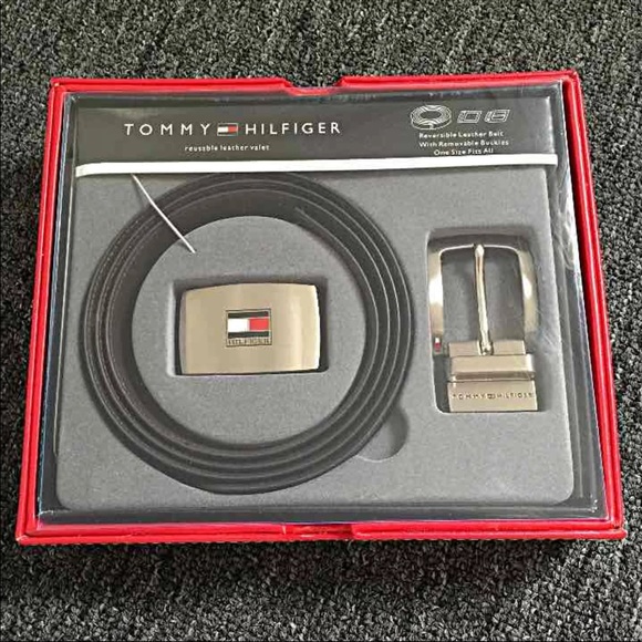 tommy hilfiger belt gift set